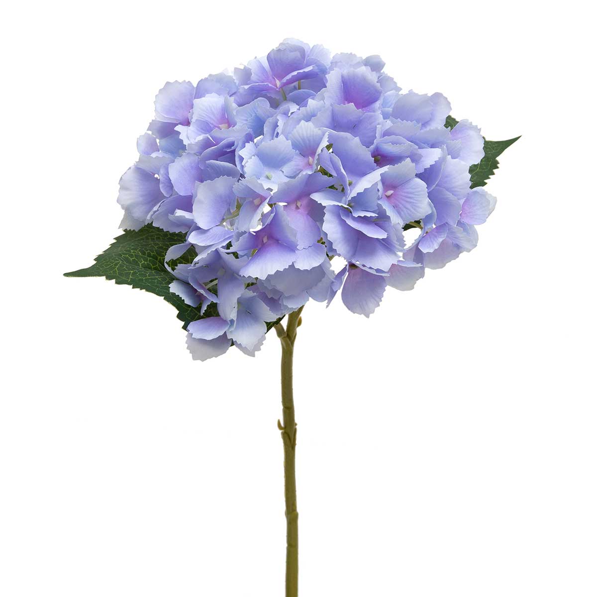 STEM ENGLISH HYDRANGEA PURPLE 7IN X 19IN POLYESTER - Click Image to Close
